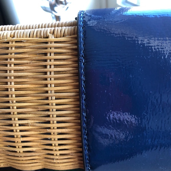 {Sold} Tory Burch Rattan Clutch - Picture 8 of 8